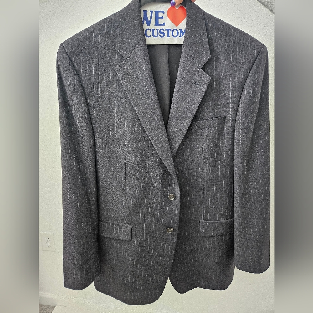 Men's Lauren Ralph Lauren 45L Wool Blazer In Charcoal Grey